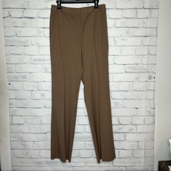 Lafayette 148 Wool Blend Women's Tan Pants Size 8 NWT Career Neutral Old… - Picture 1 of 9